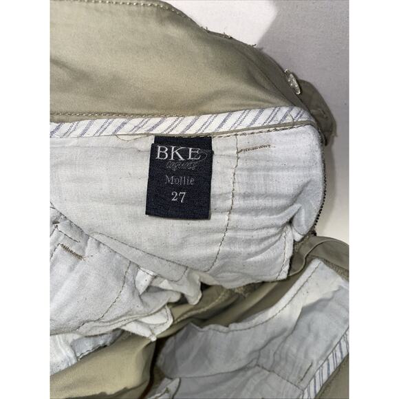 BKE Buckle Casuals Mollie Khaki Tan Pants Size 27 - Picture 10 of 10